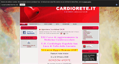 Desktop Screenshot of cardiorete.it